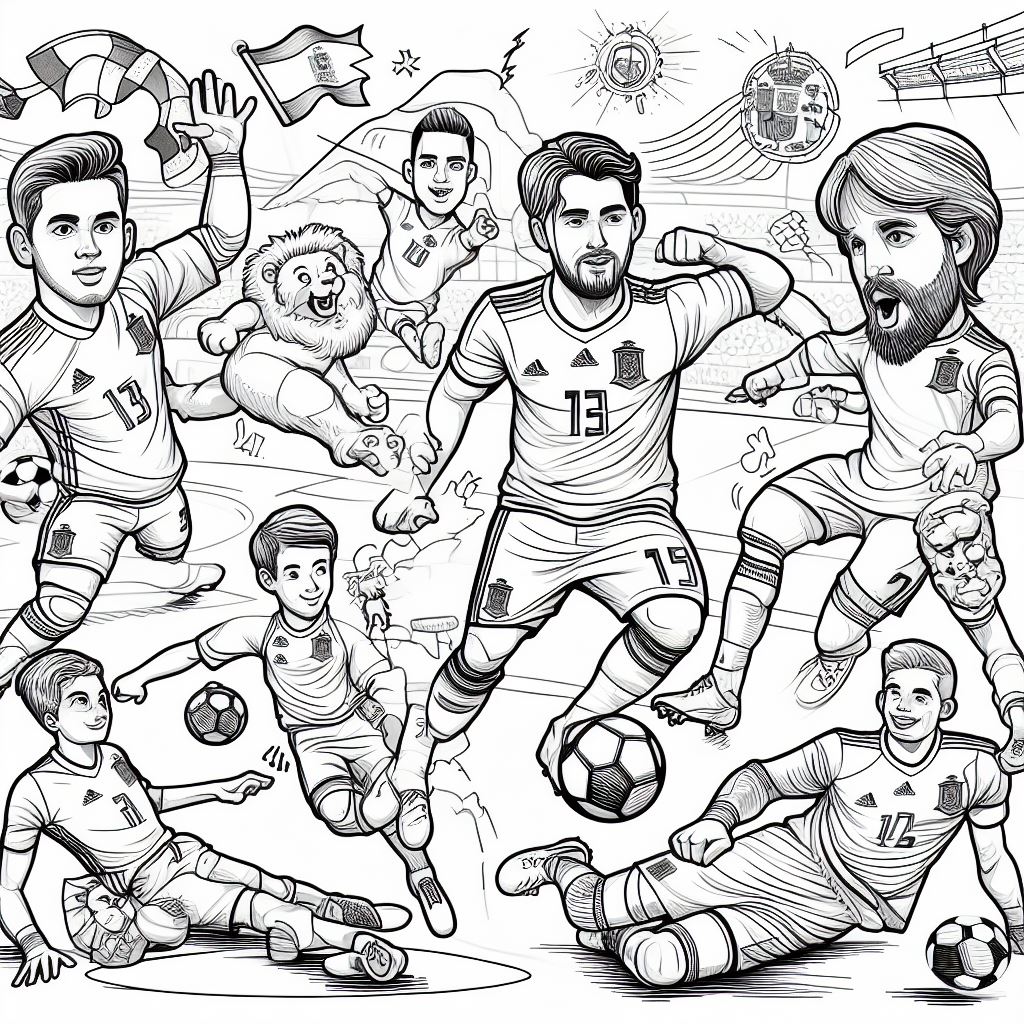 Dibujos de Fútbol para colorear