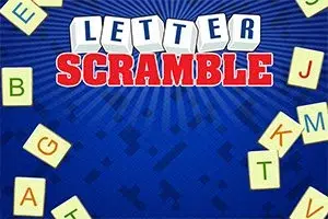 Letter Scramble juego de inglés