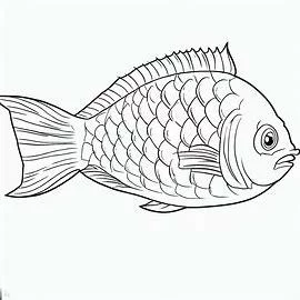 Dibujos de peces para colorear