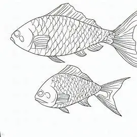 Dibujos de peces para colorear