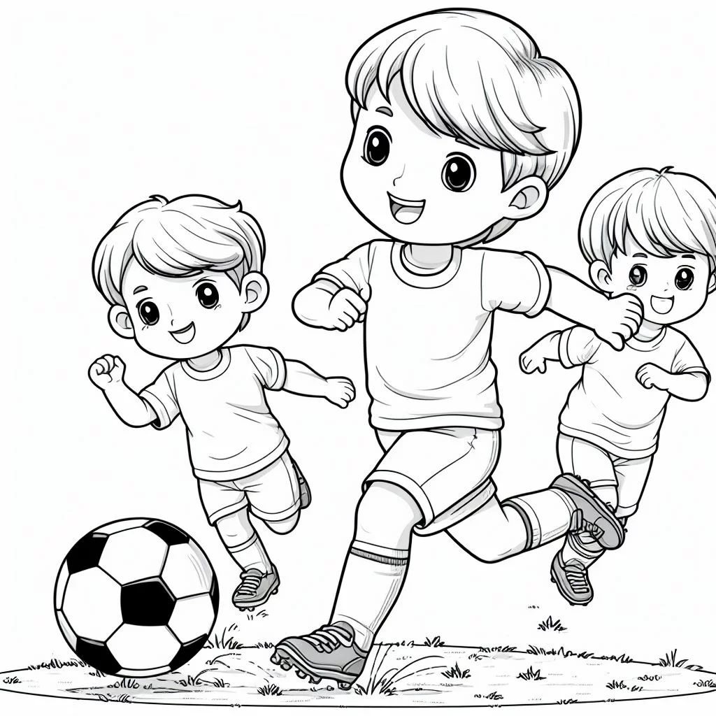 Dibujos de deporte para colorear niños y niñas