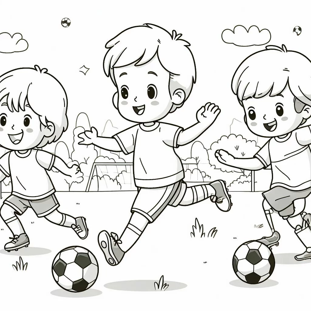 Dibujos de deporte para Dibujos de deporte para colorear niños y niñas
