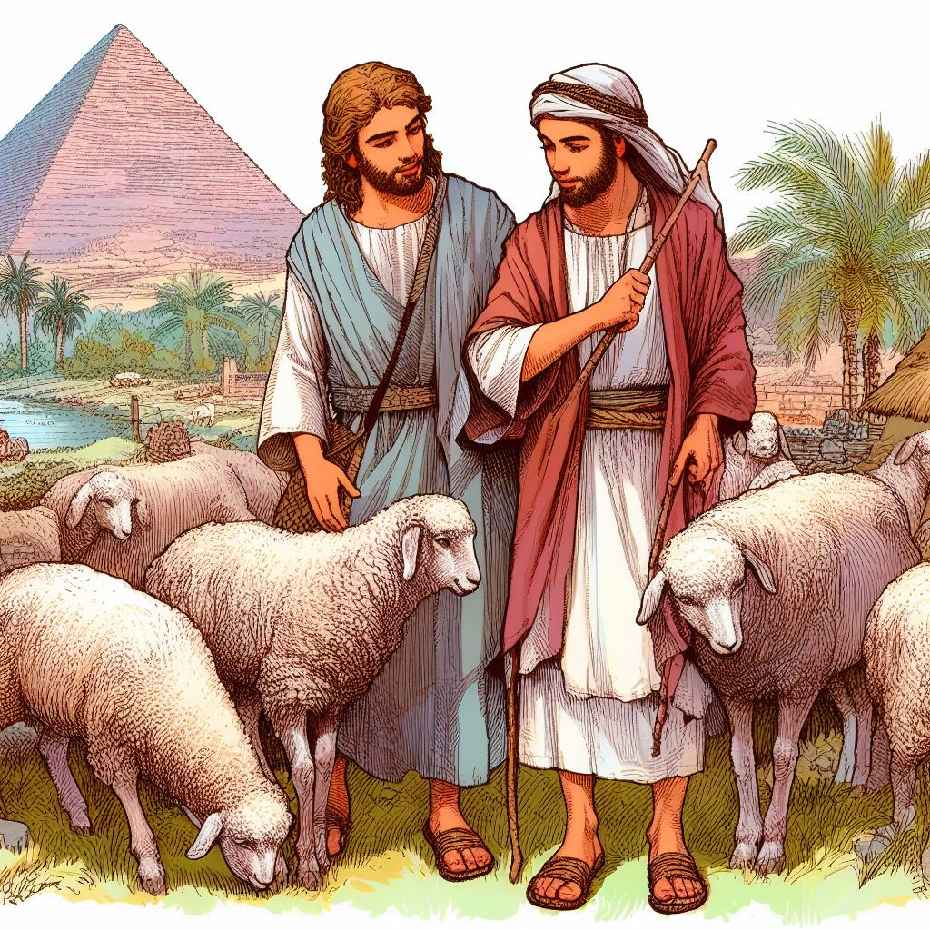 Las Aventuras y Desventuras de Bata: Dos hermanos pastores que vivían en Egipto, Bata y Anubis