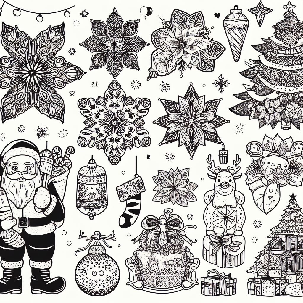 Dibujos de navidad para colorear 3