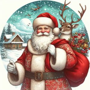 Cuento de Santa Claus, La verdadera historia de Santa: Portada