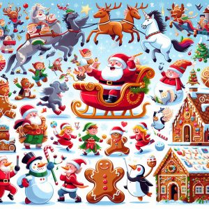 10 Conmovedoras Historias Navideñas que Te Harán Creer en la Magia de la Temporada: Muñecos de navidad y santa Claus