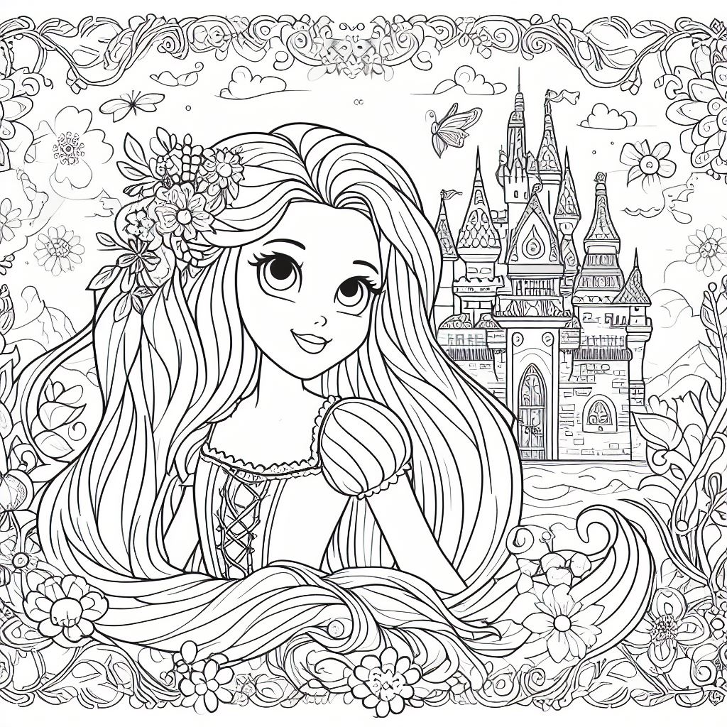 Dibujos de Princesas Disney para pintar