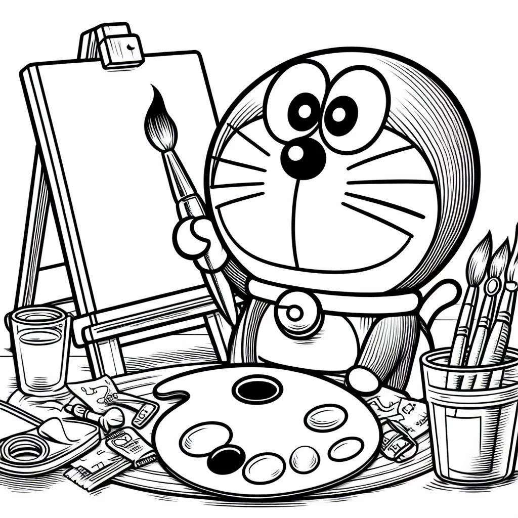 Dibujos de Doraemon para Colorear 2