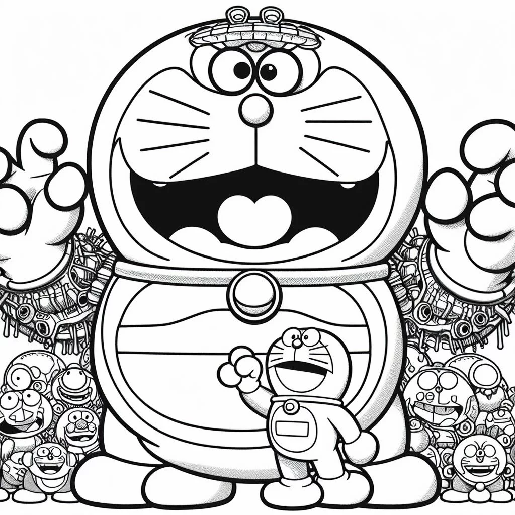 Dibujos de Doraemon para Colorear  10
