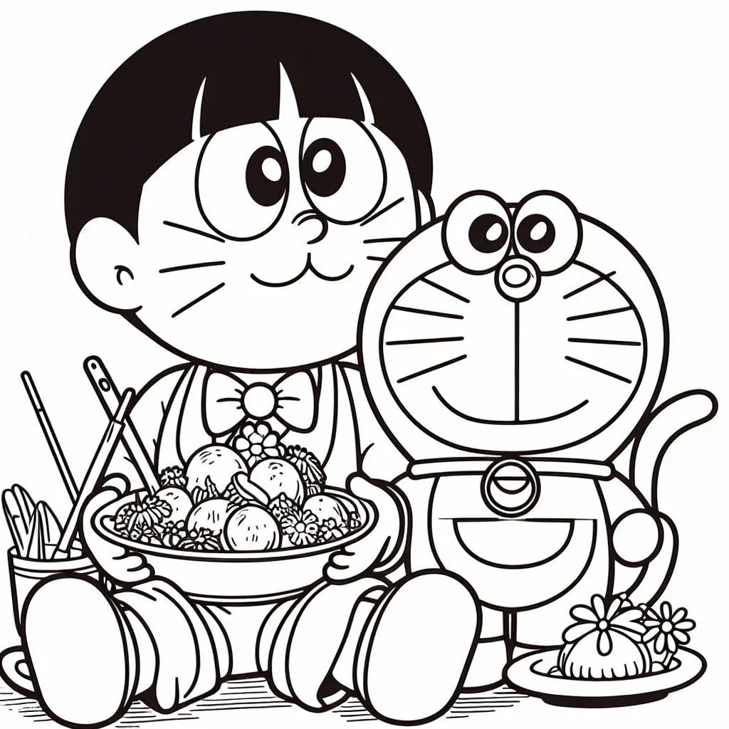 Dibujos de Doraemon para Colorear  9