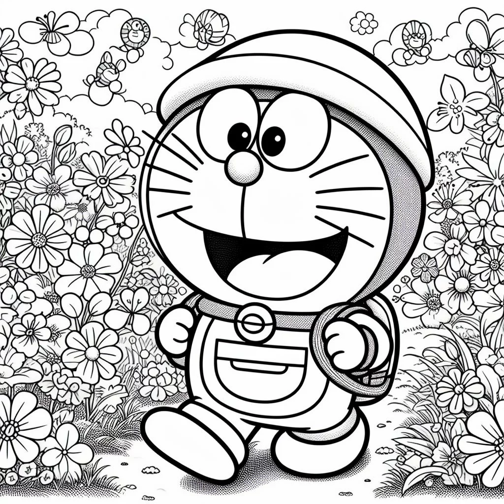 Dibujos de Doraemon para Colorear 11