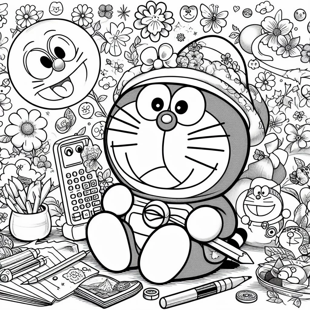Dibujos de Doraemon para Colorear 13