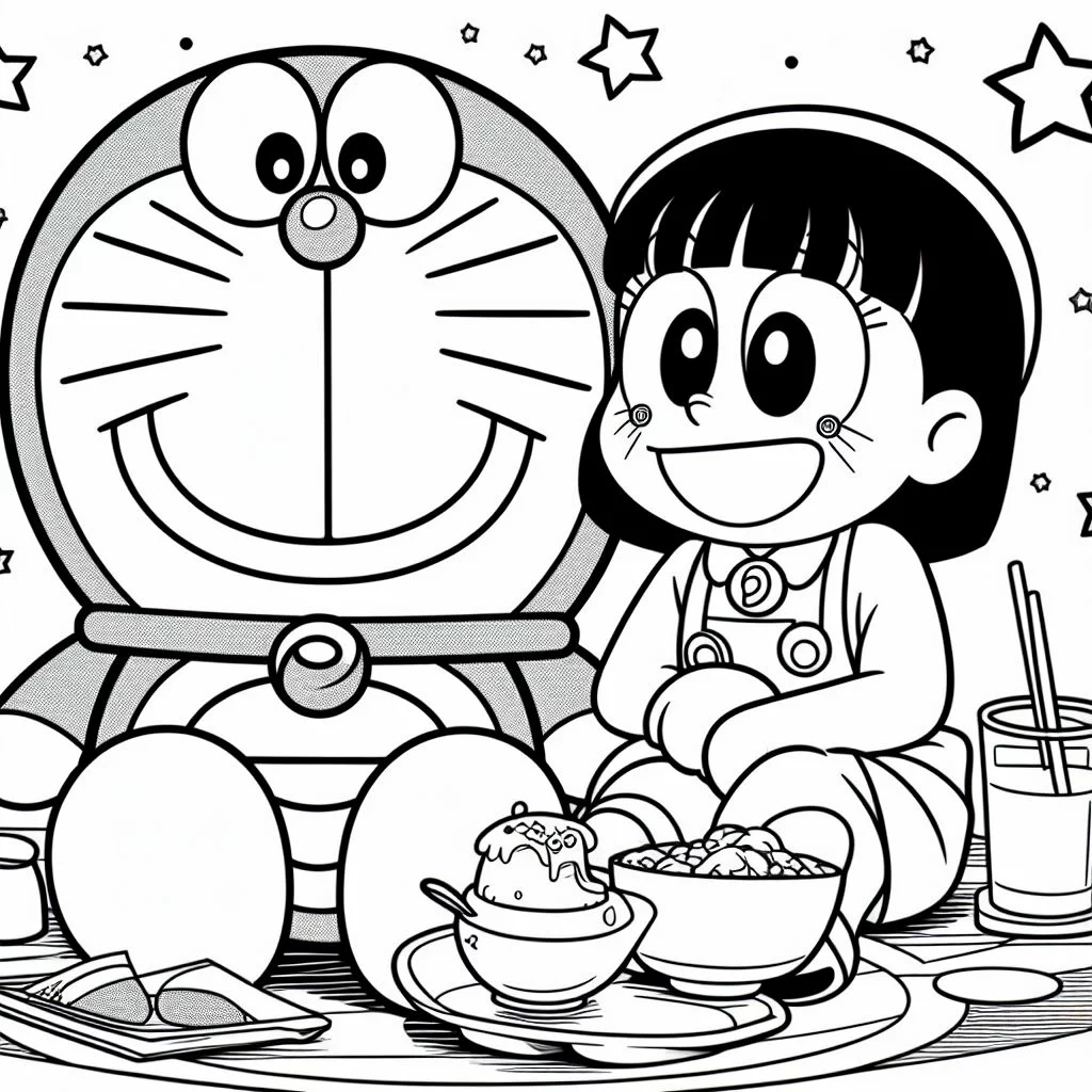 Dibujos de Doraemon para Colorear 8