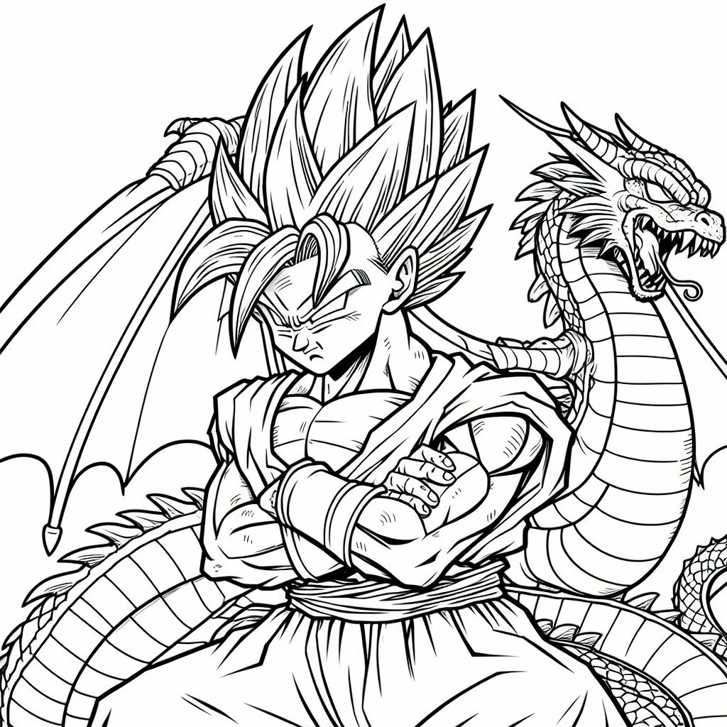 Dibujos de Dragon Ball para Colorear