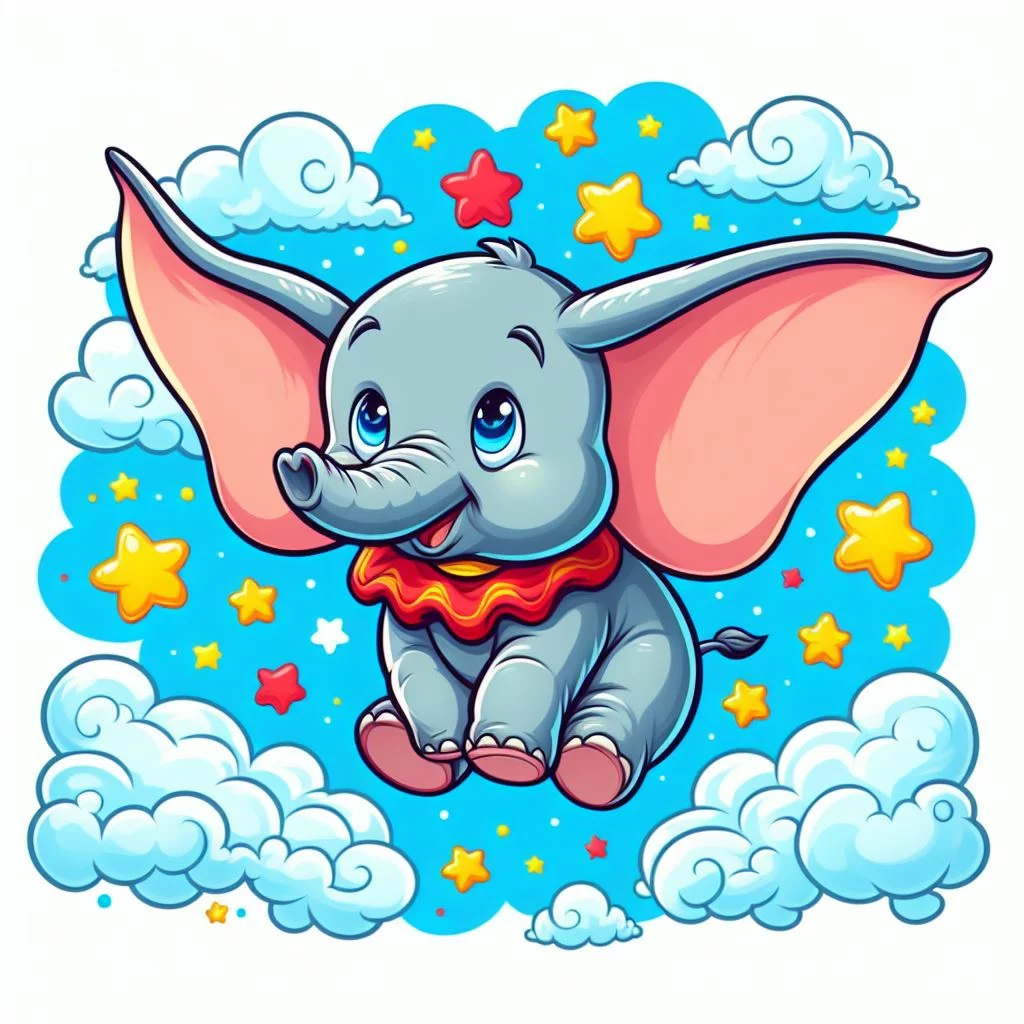 Dumbo: Cuento Infantil: había un elefante bebé muy especial: Dumbo.