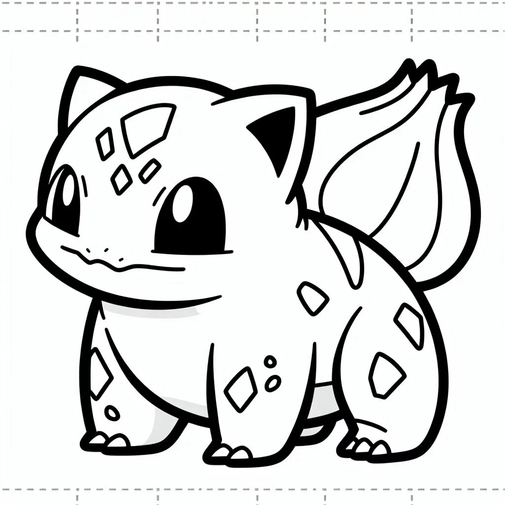 Dibujos de Pokémon para Colorear bulbasaur para colorear