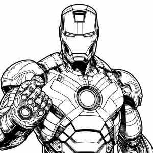 Dibujos de Ironman para Colorear
