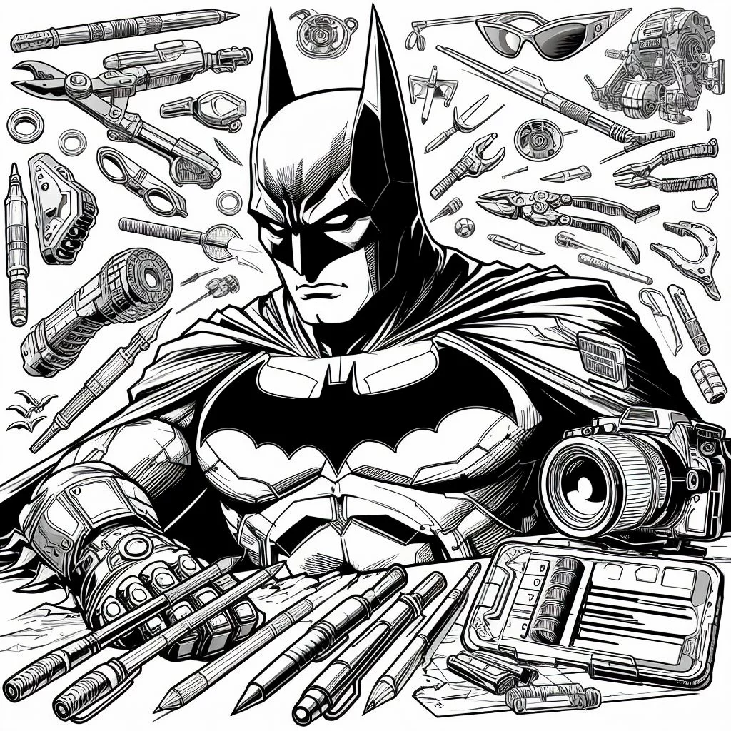 Dibujos de Batman para Colorear