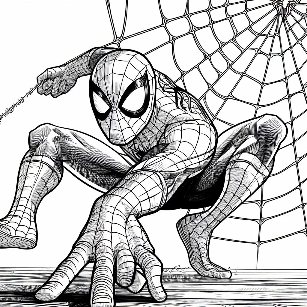 Dibujos de Spiderman para Colorear