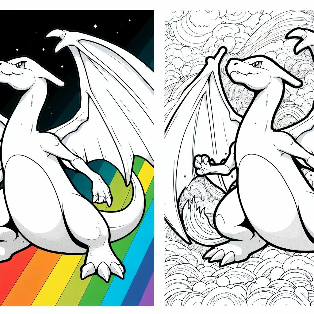 Dibujos de Pokémon para Colorear Charizard