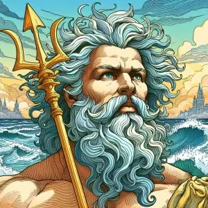 Cuento de Poseidón, El Dios de los Mares