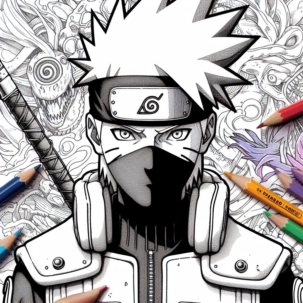 Dibujos Aesthetic de Naruto para Colorear