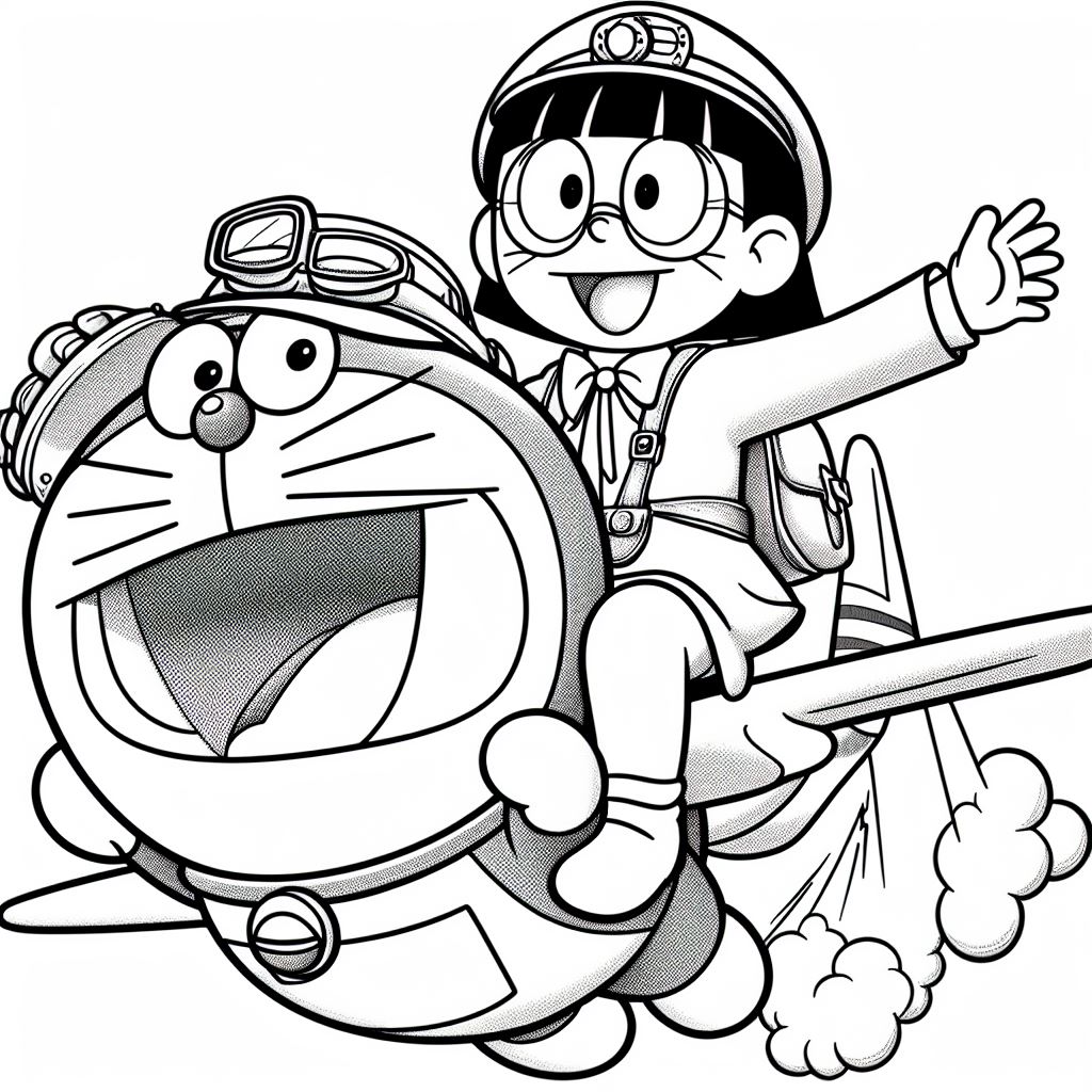 Dibujos De Doraemon Para Colorear - Cuentos Y Mitología