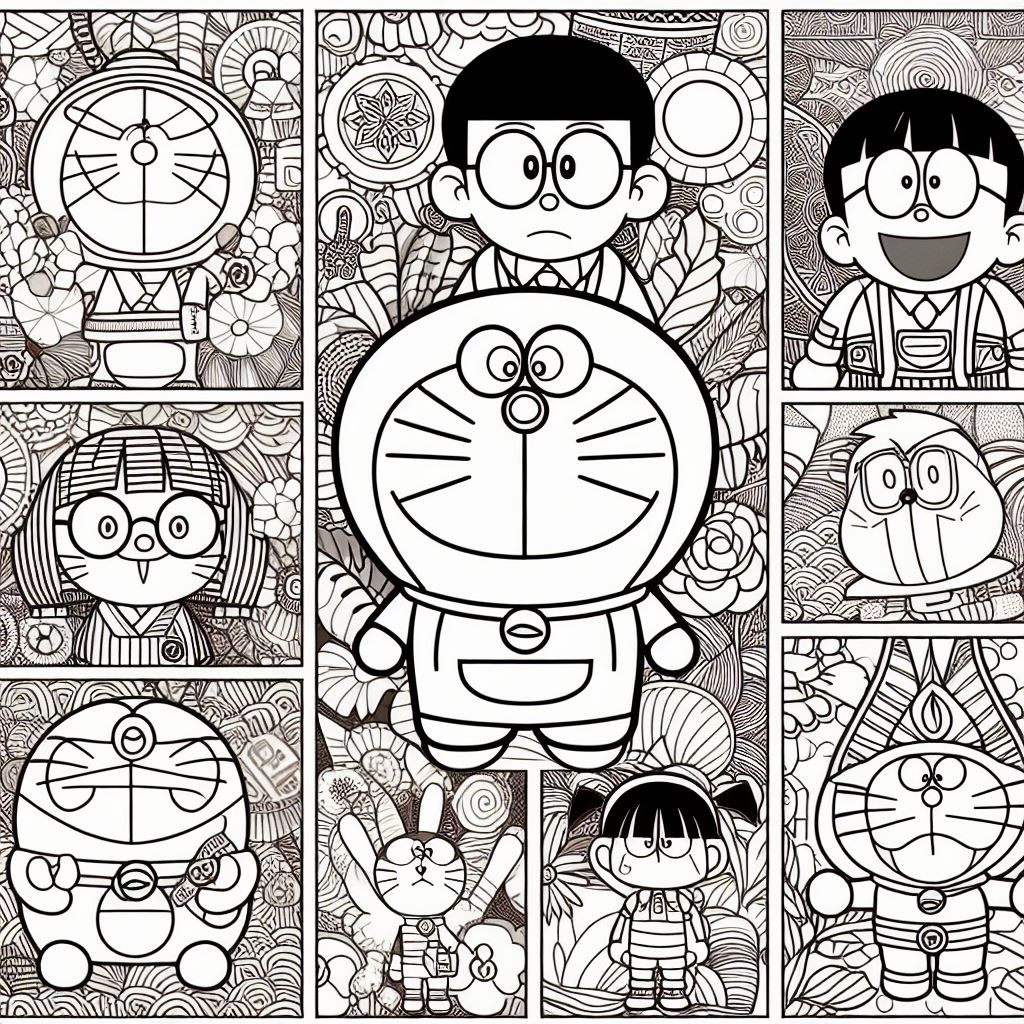 Dibujos de Doraemon para Colorear