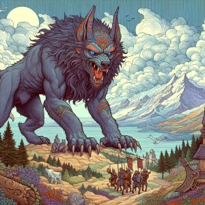 La historia de Fenrir, el lobo gigante