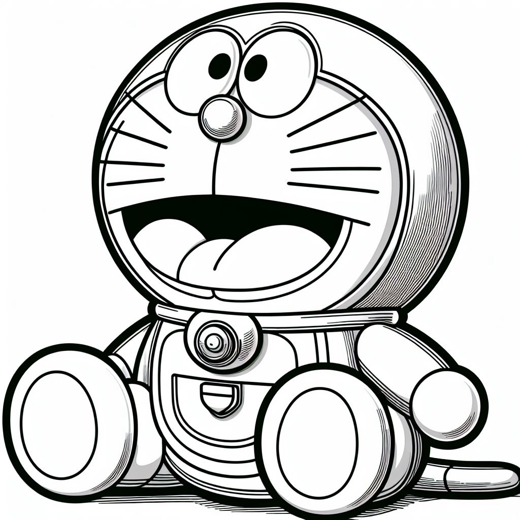 dibujos para colorear Doraemon