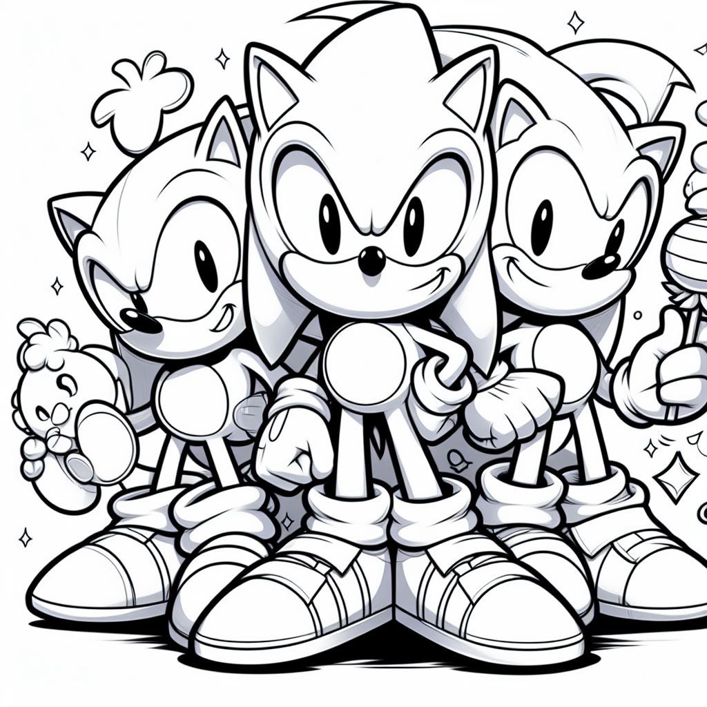 Pintar Dibujos de Sonic