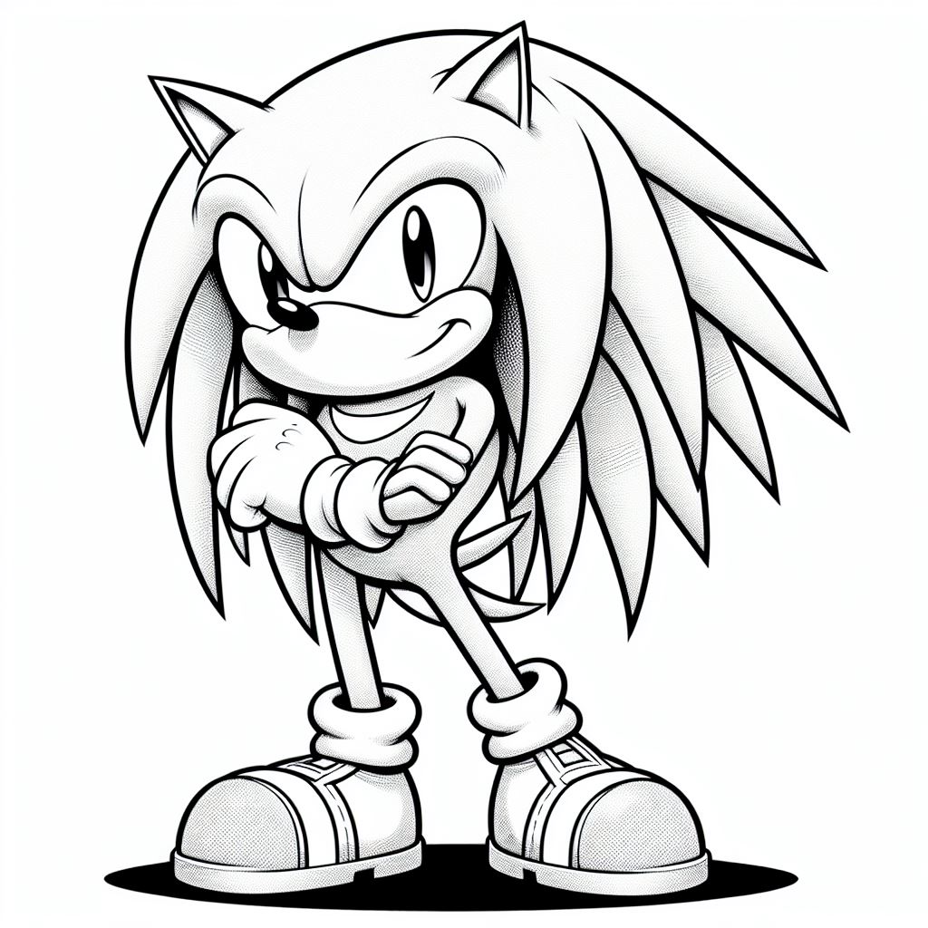 Dibujos de Sonic para colorear