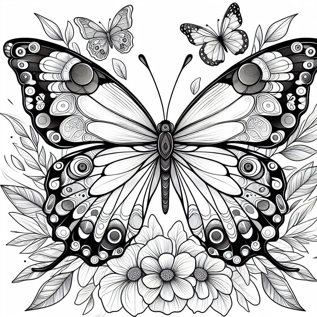 Dibujos de Mariposas para Colorear