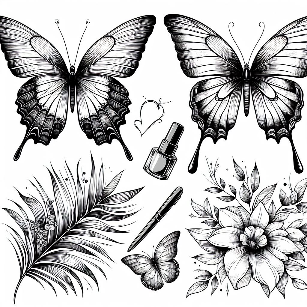 Dibujos de Mariposas para pintar