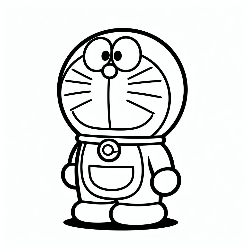 dibujos para colorear Doraemon