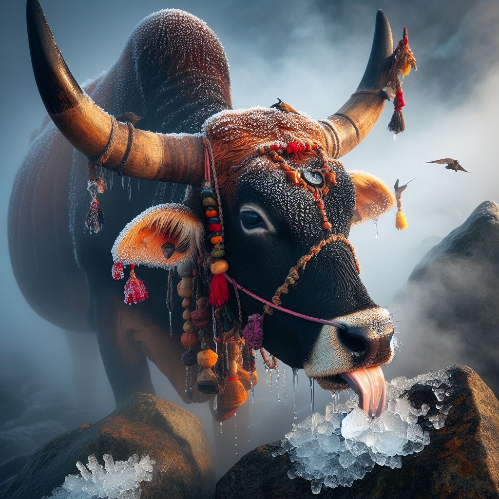 La Creación del Mundo según los Mitos Nórdicos: Audhumla, la vaca primordial