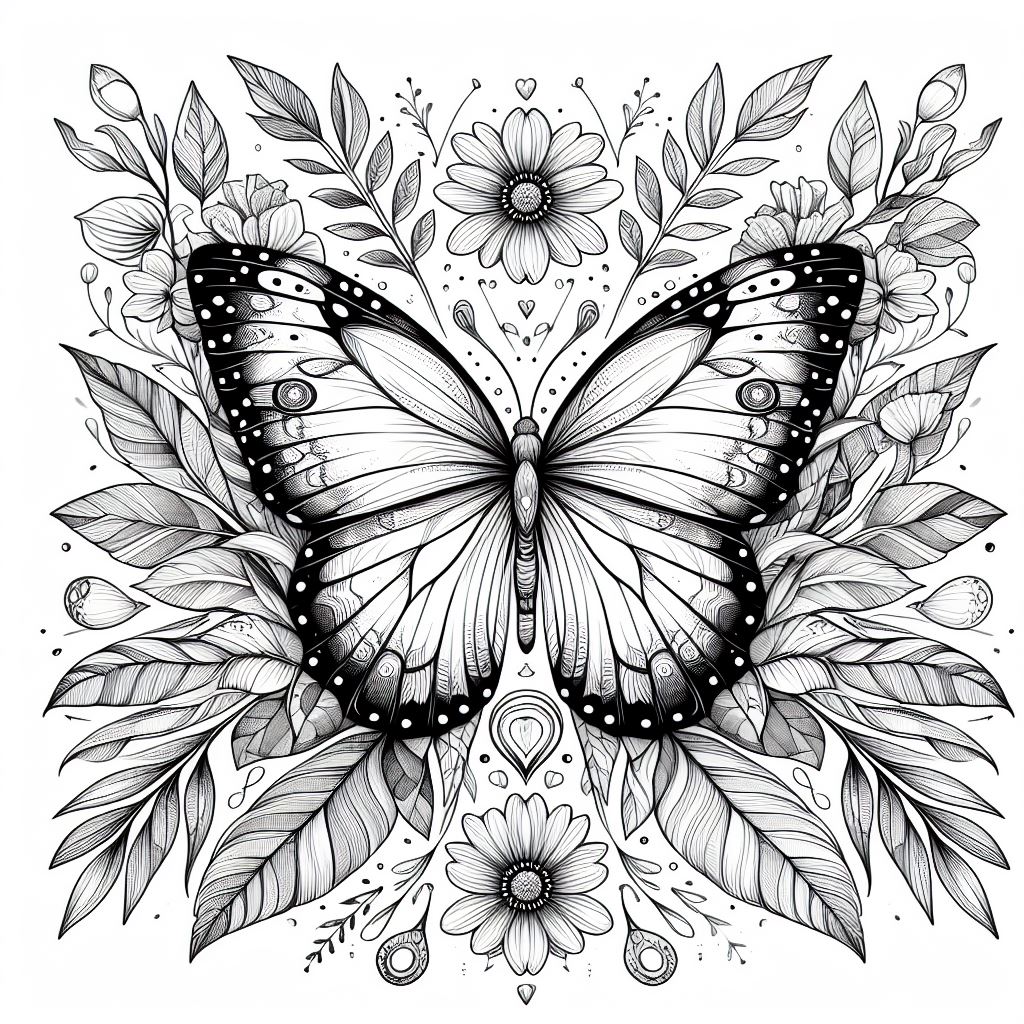 Dibujos de Mariposas para pintar