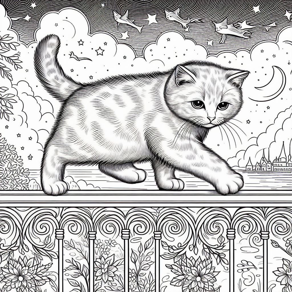 Dibujos de gatitos para pintar