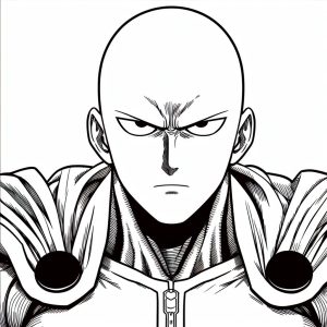 Dibujos de One Punch Man para Colorear