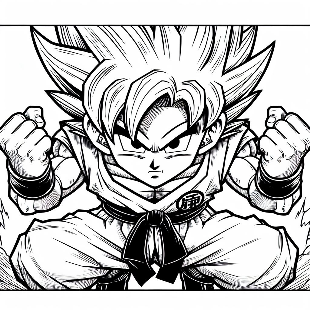 Dibujo de Son Goten para colorear
