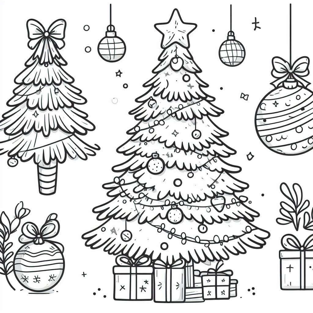 Dibujos de navidad para colorear