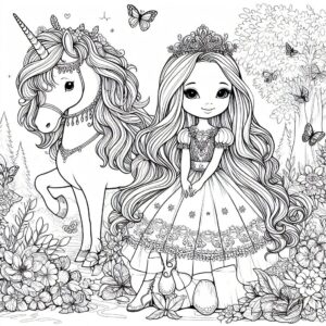 Dibujos de princesas para colorear