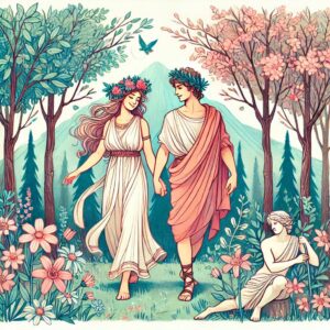 Cuento sobre El Mito de Afrodita y Adonis: Un Cuento de Amor y Belleza