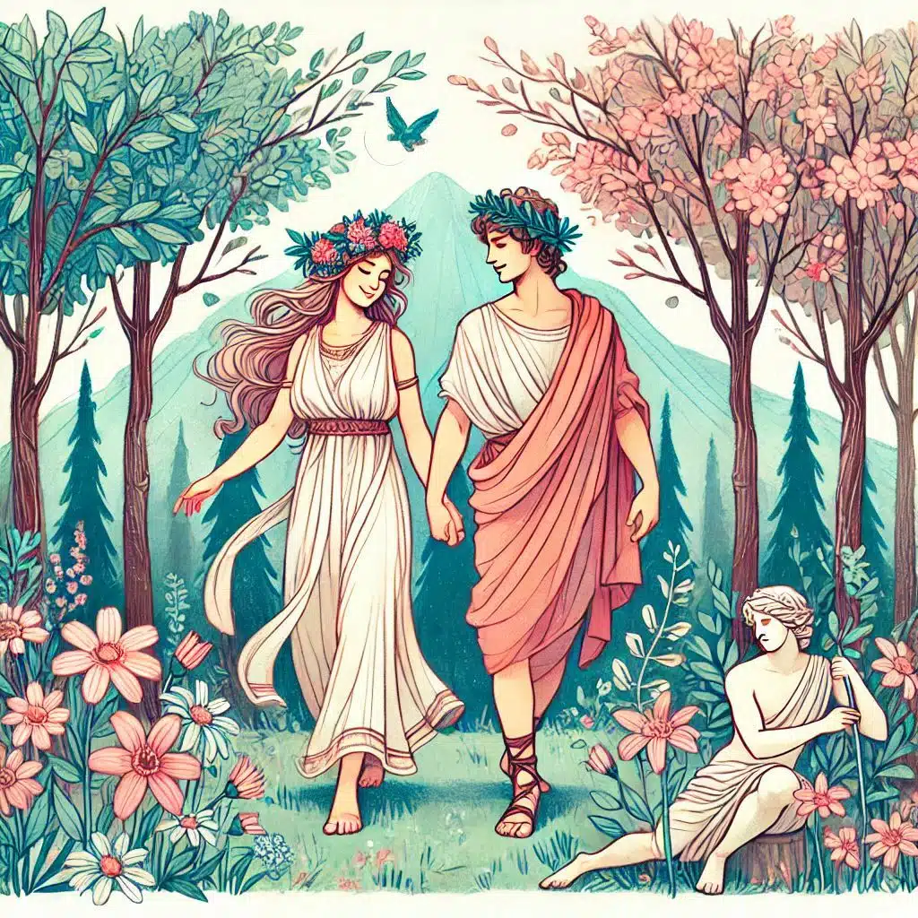 Cuento sobre El Mito de Afrodita y Adonis: Un Cuento de Amor y Belleza