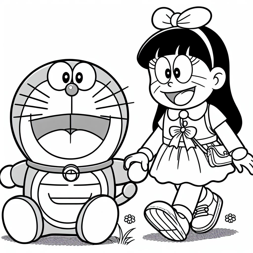 Dibujos de doraemon para pintar