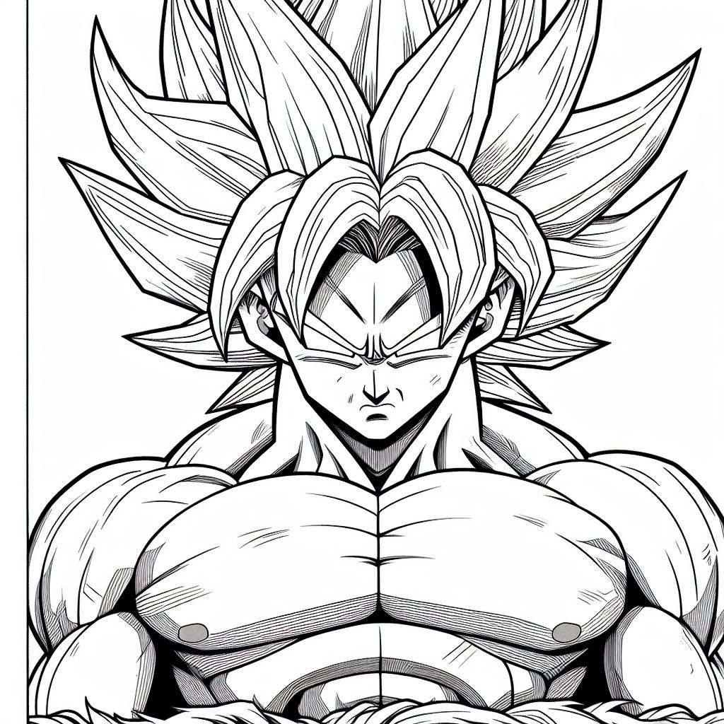Broly para pintar3