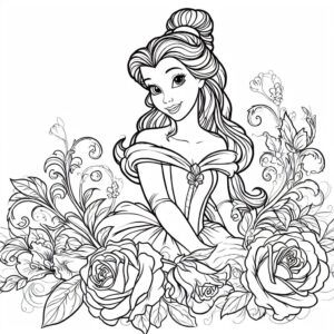 Dibujos de princesas Disney para pintar