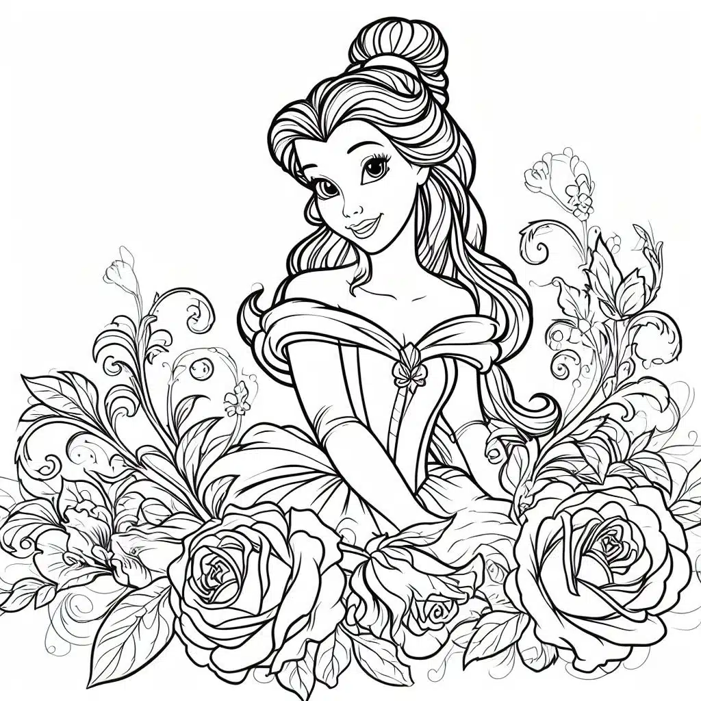 Dibujos de princesas Disney para pintar
