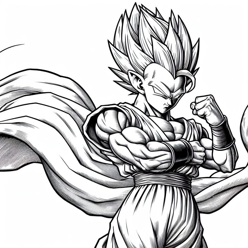 Vegeta para pintar 2