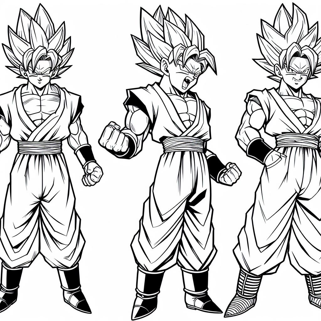 Dibujos de dragon ball para colorear 3